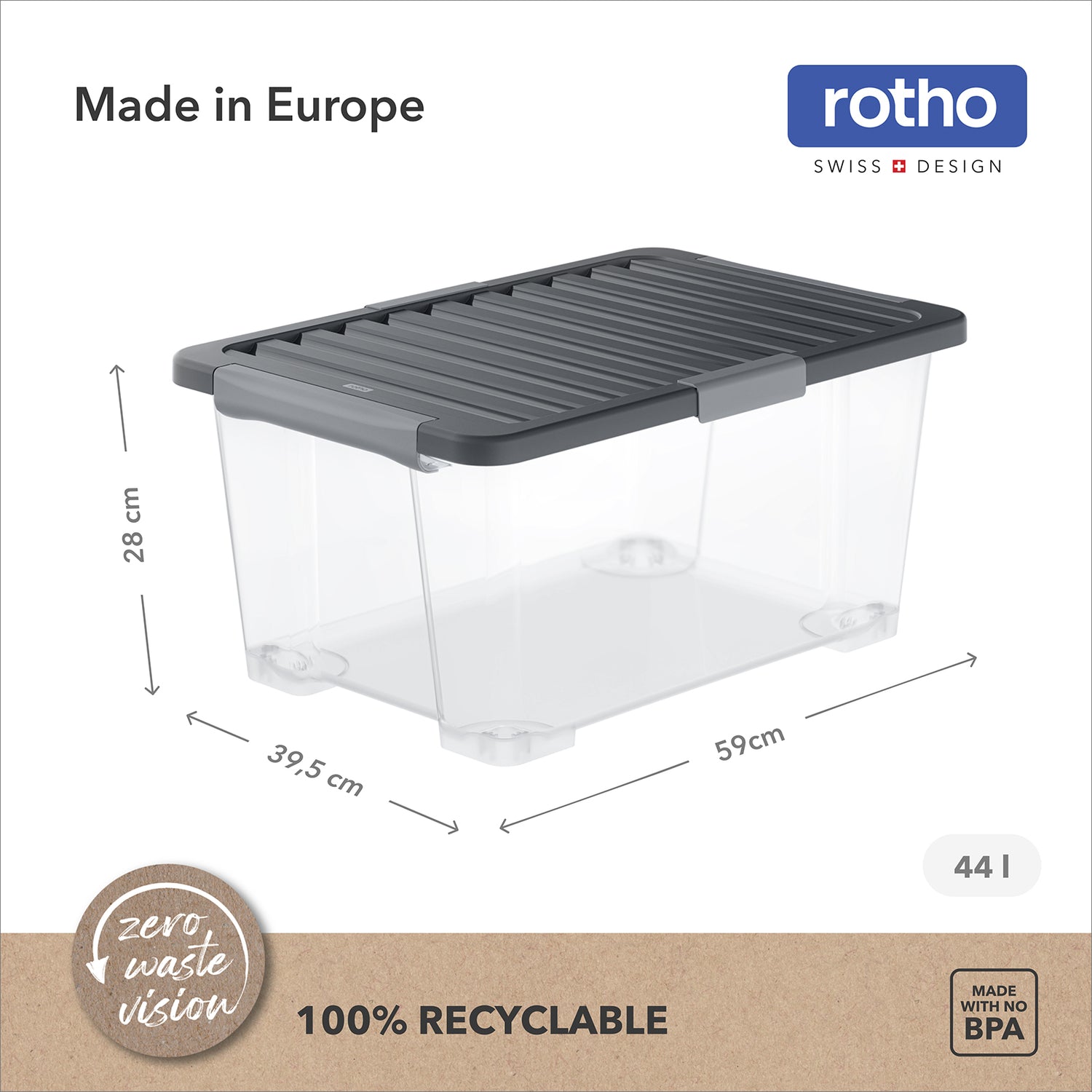 Set Boxen 44 l, 4 tlg. CORE PRO