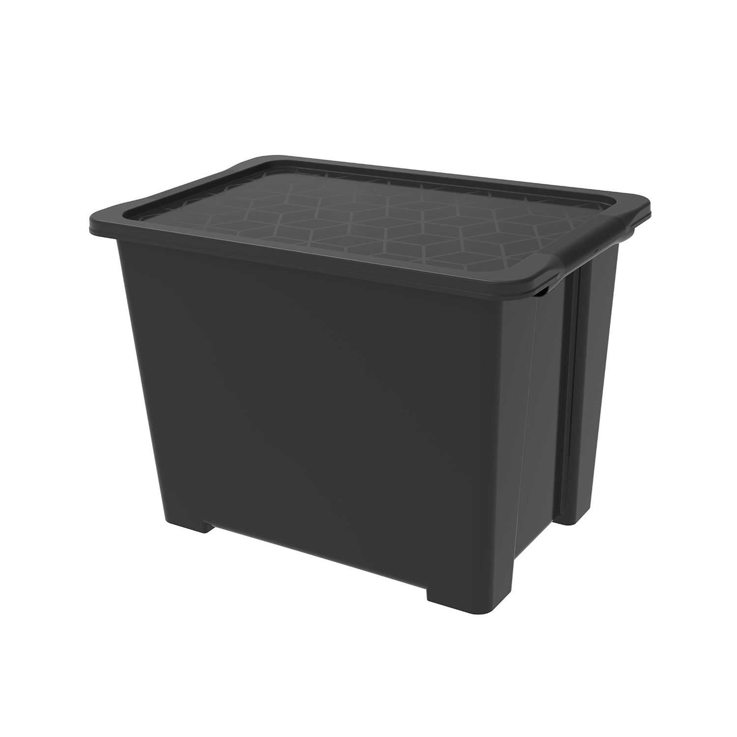 Storage Box With Lid and Wheels 65L l EVO EASY