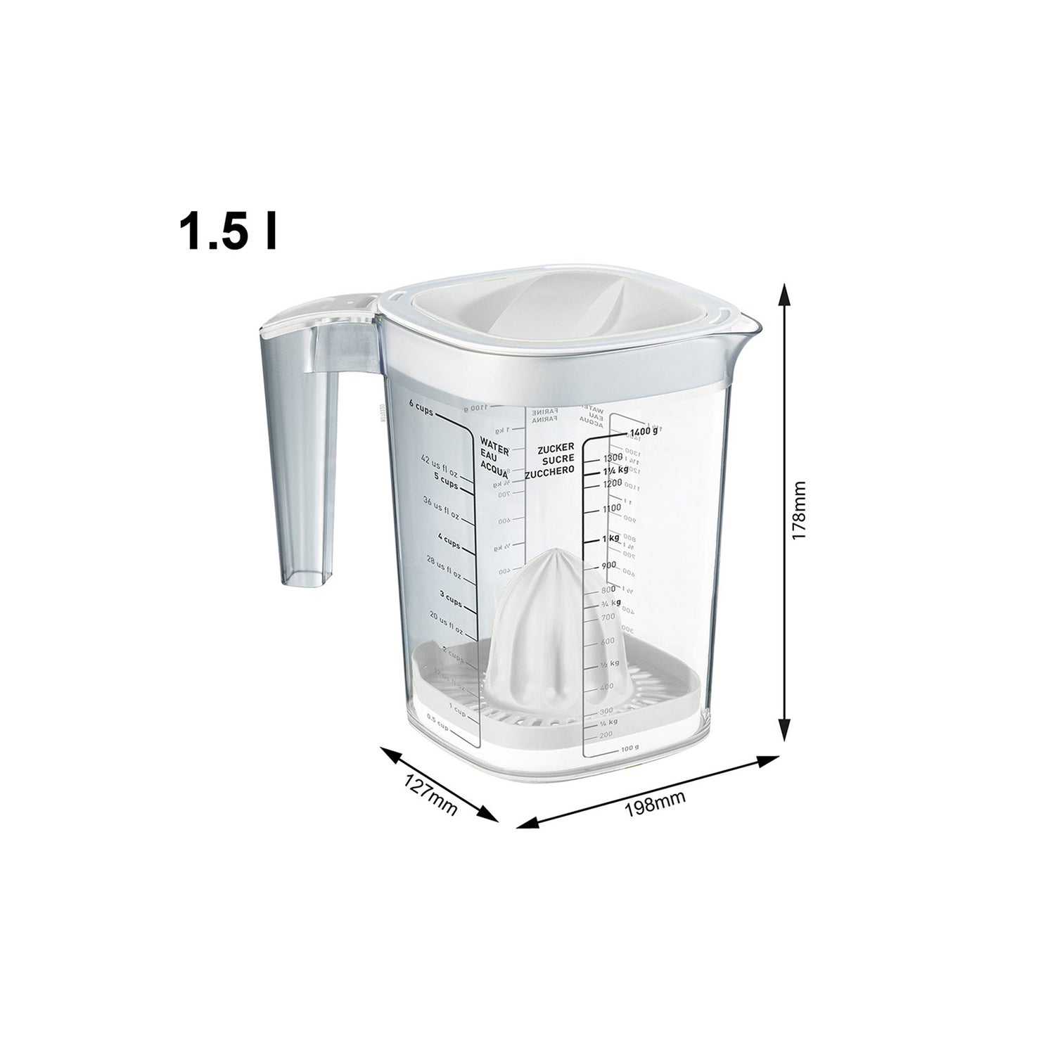 Récipient multi-doseur 1,5 l LOFT