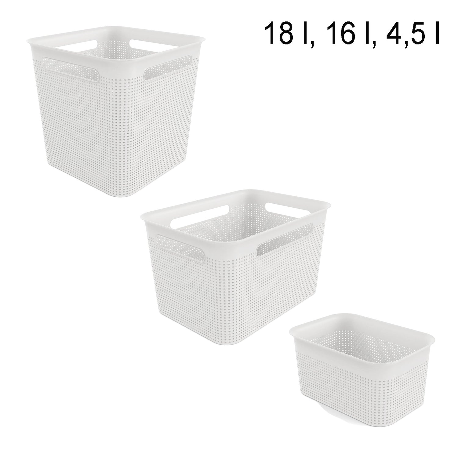 Storage Container Set 4.5L, 16L, and 18L l BRISEN
