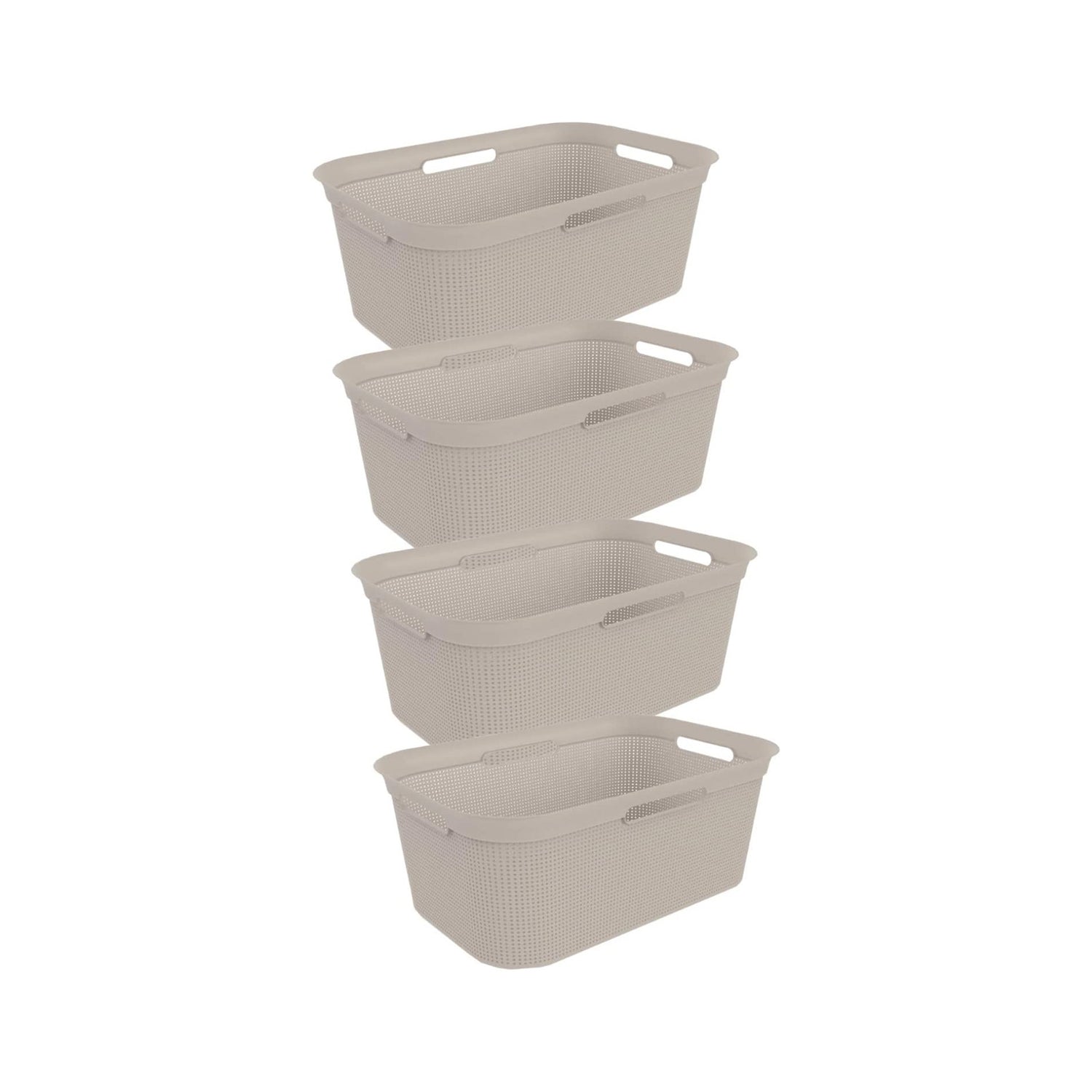 Lot de 4 paniers à linge 41 L BRISEN