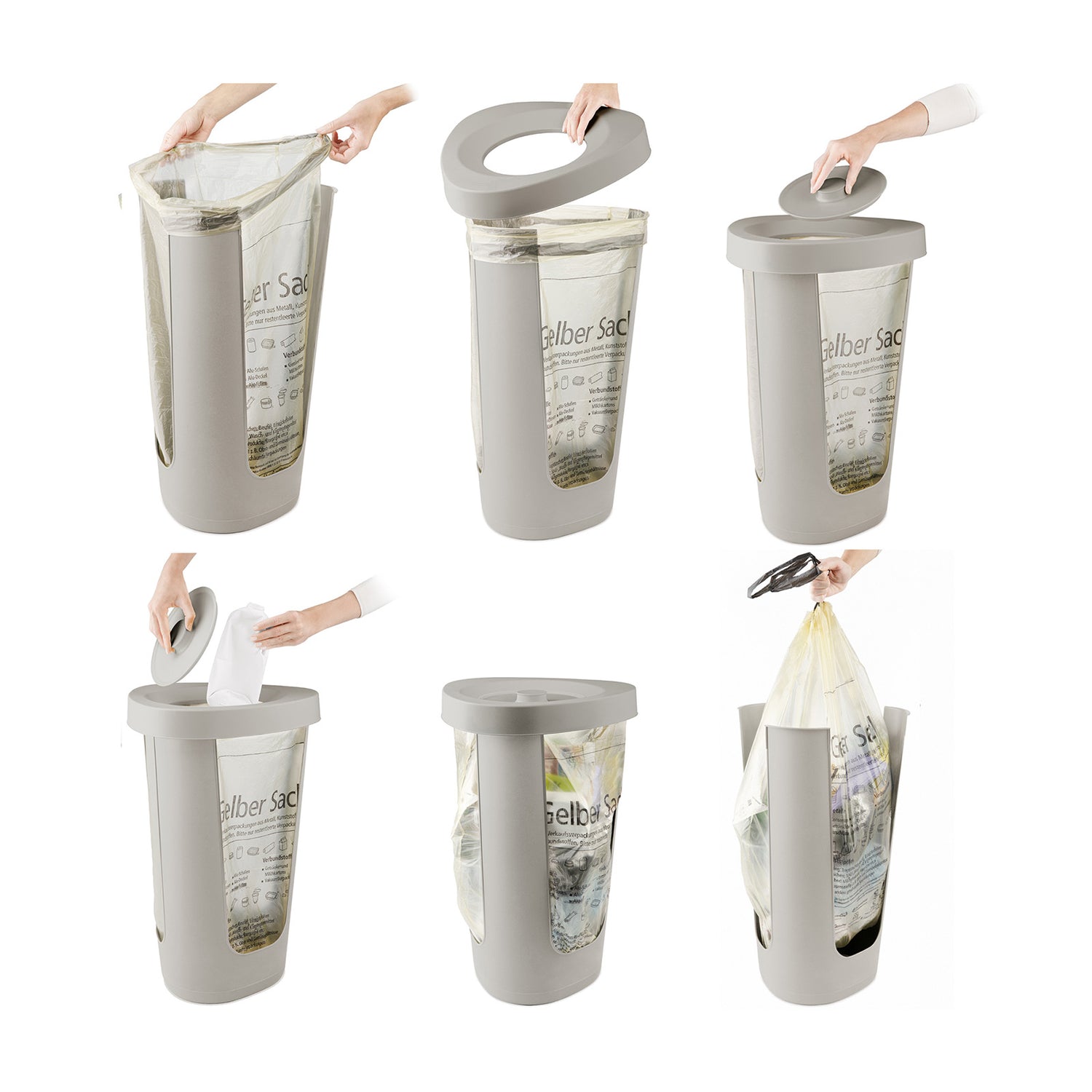Porte-sac à déchets 50L FABU