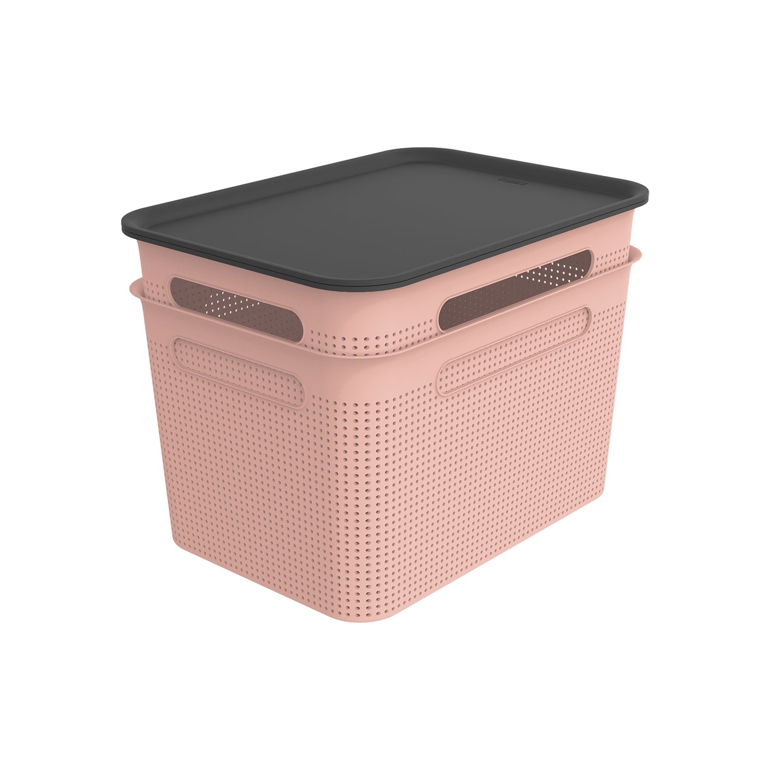 Zestaw 2 pudełek z pokrywą 16 l BRISEN