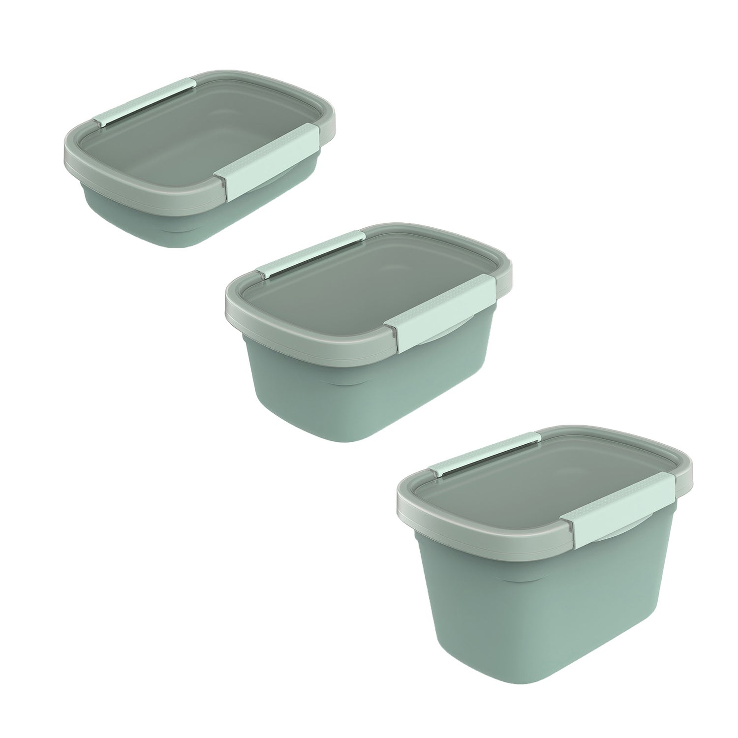 Lot de 3 boîtes frigo Clic ECO