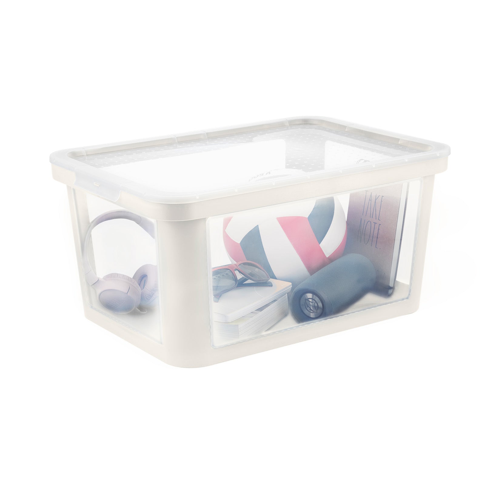 trimbow aufbewahrung Box mit Stülpdeckel 45 l ALBRIS – Rotho