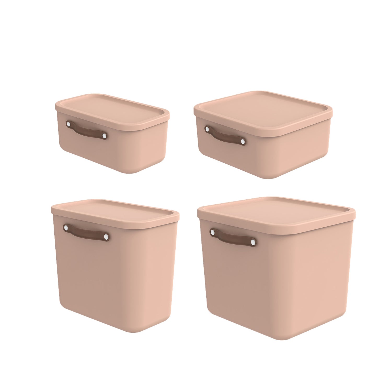 4-piece Set of Storage Boxes MALOJA