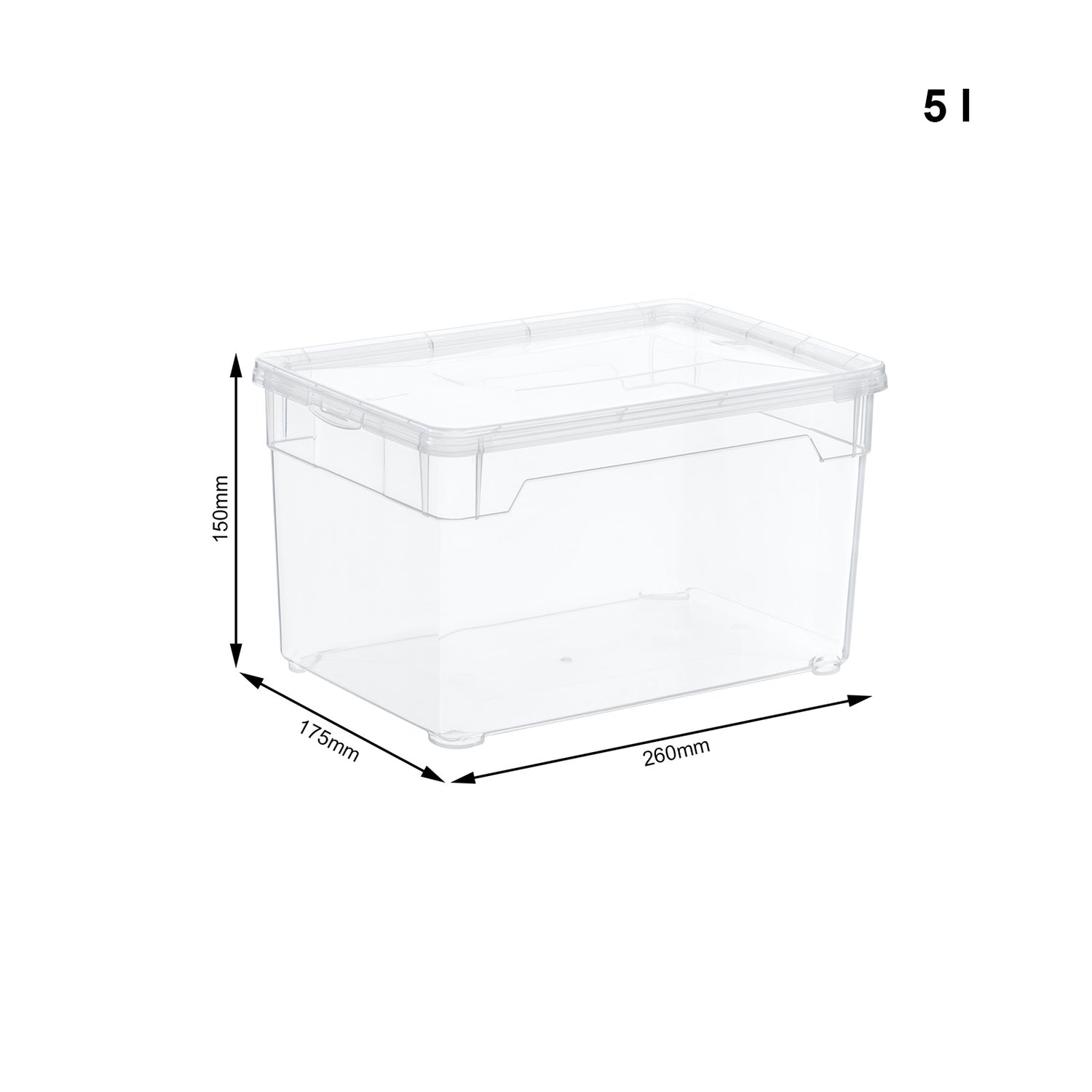 Clearbox Multimedia 5L CLEAR