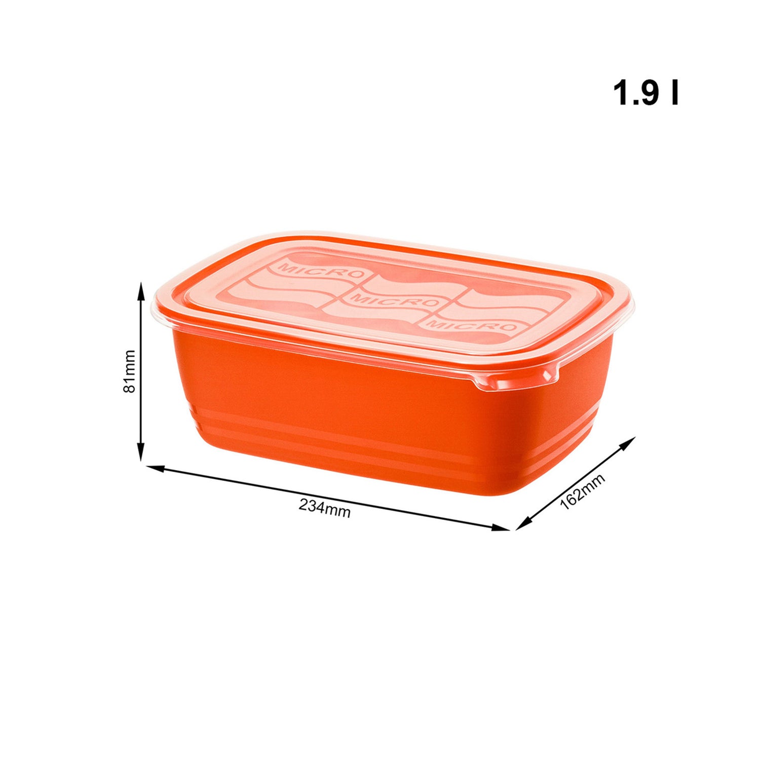 Pojemnik do mikrofalówki 1,9 l ECO