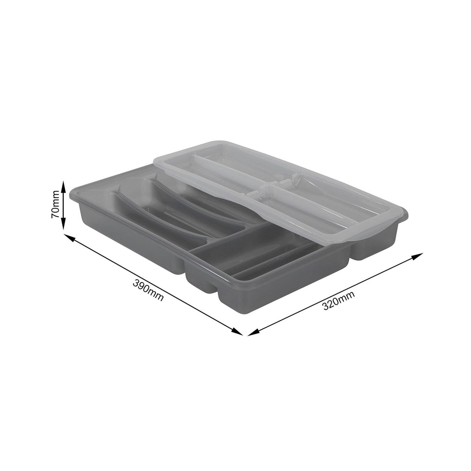 Cutlery tray 6 compartments Topglide BASIC