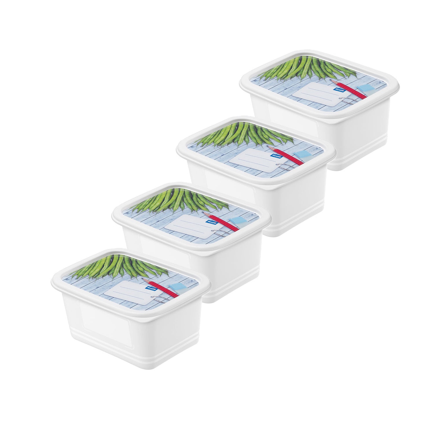 Set of freezer boxes 4 x 0.75 l DOMINO