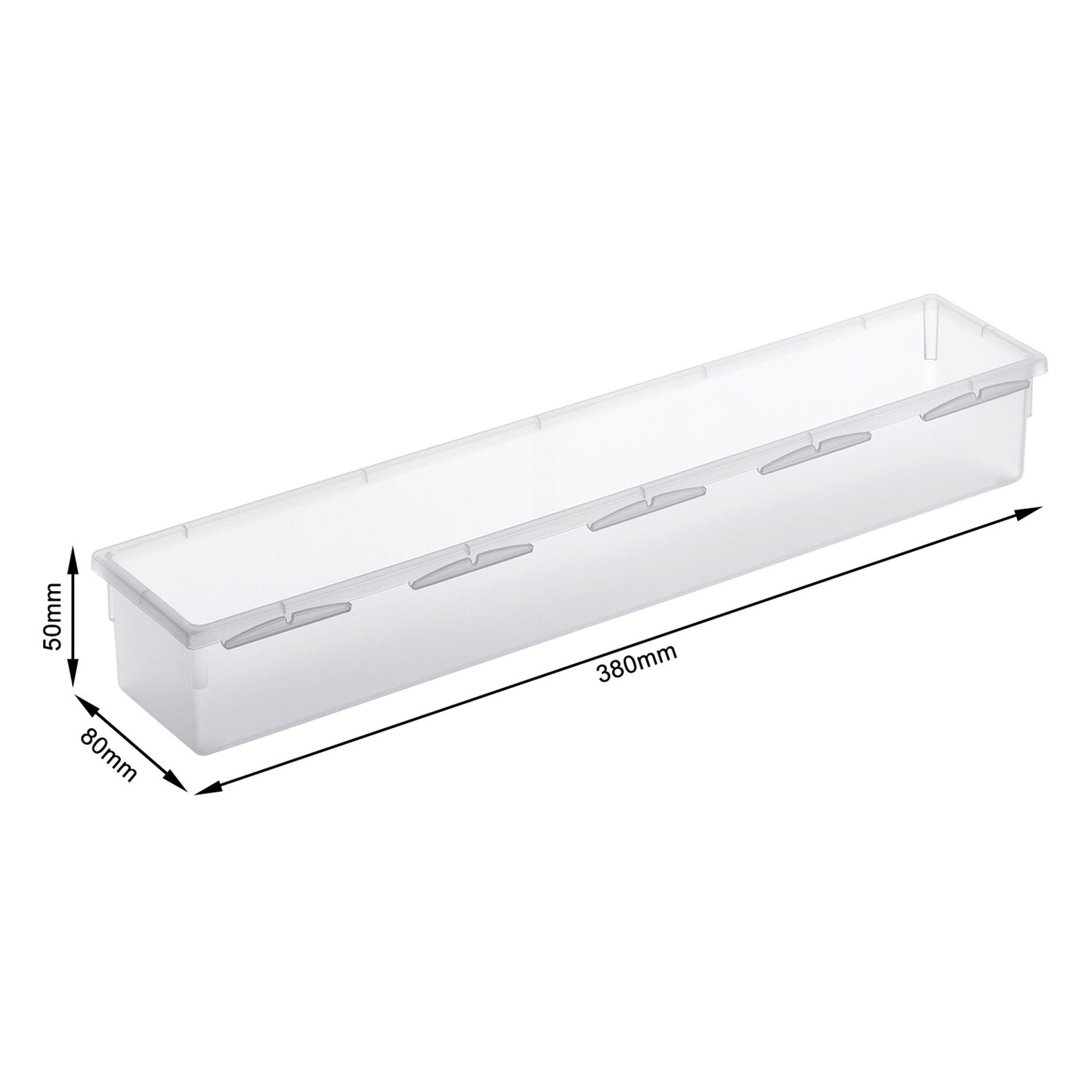 Sistema portaoggetti 38 x 8 cm BASIC
