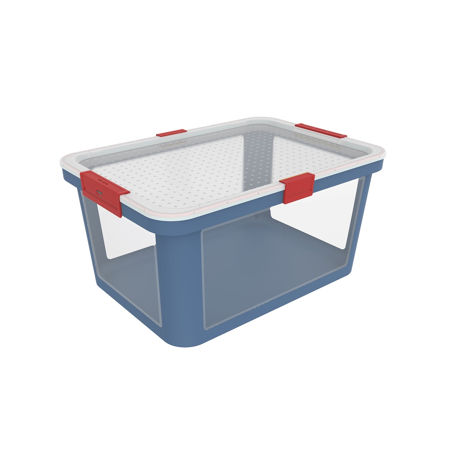 Storage Box With Lid Clips and Seal 45L l ALBRIS