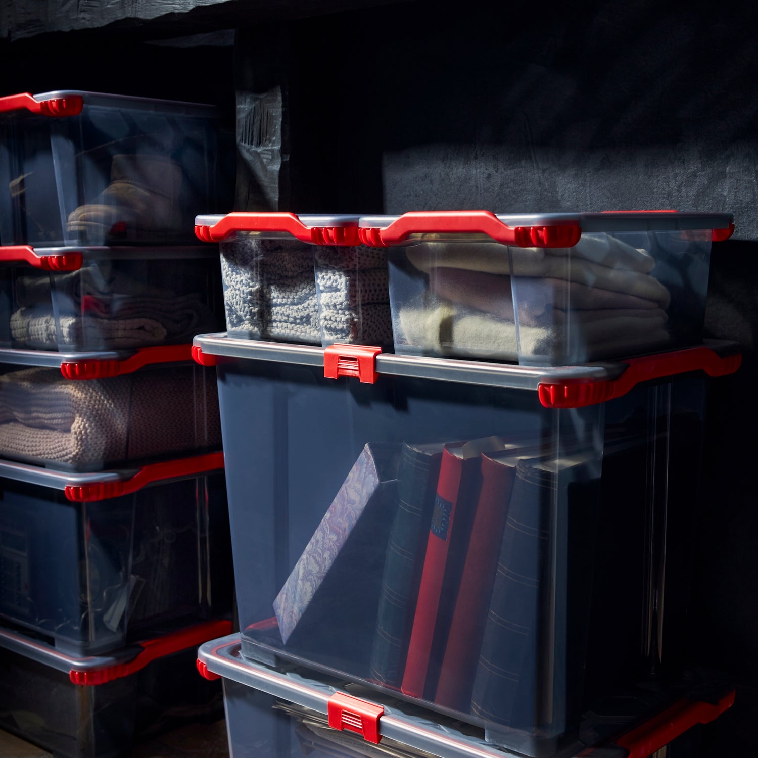 Lot de 6 boîtes EVO TOTAL 65L