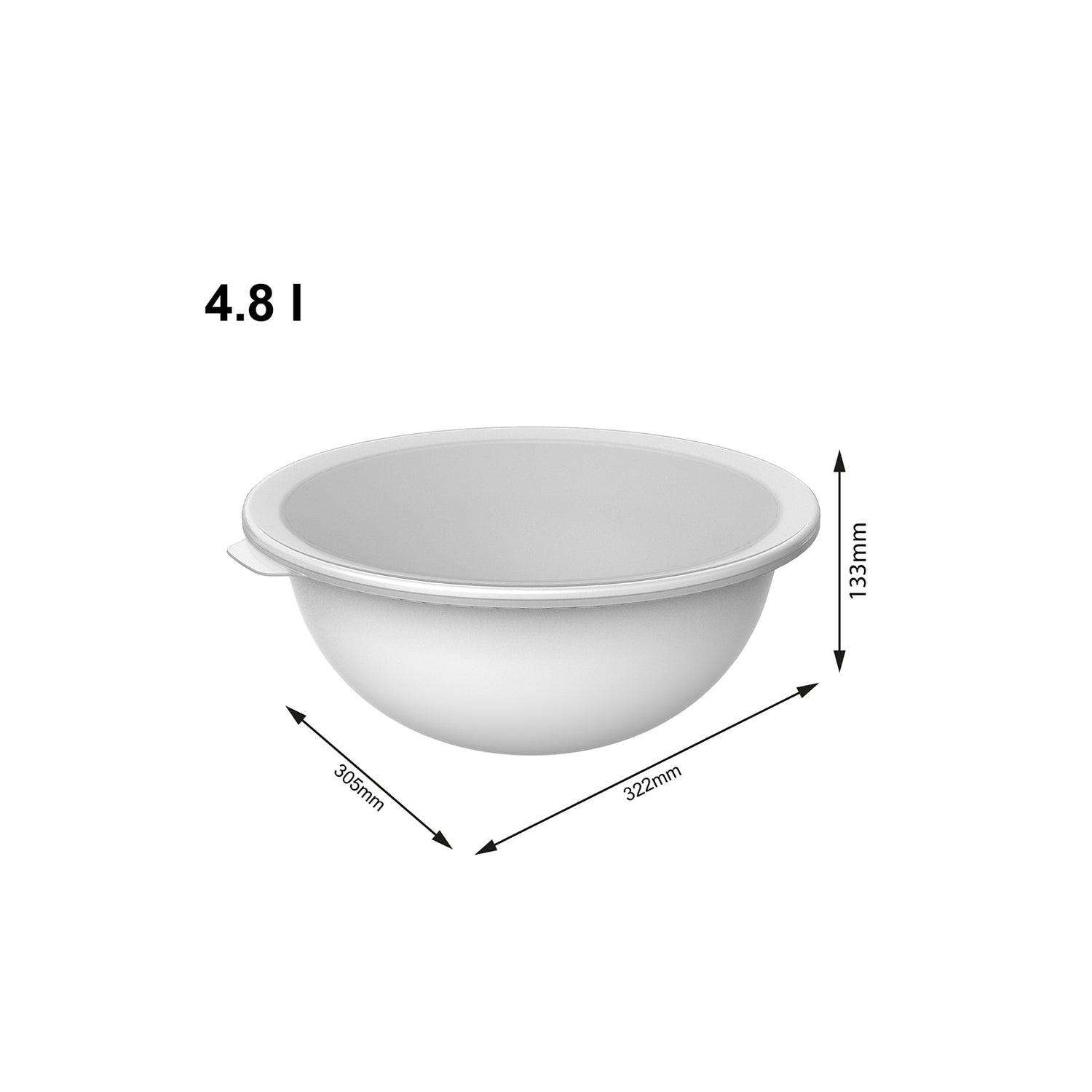 Bowl With Lid 4.8L l CARUBA