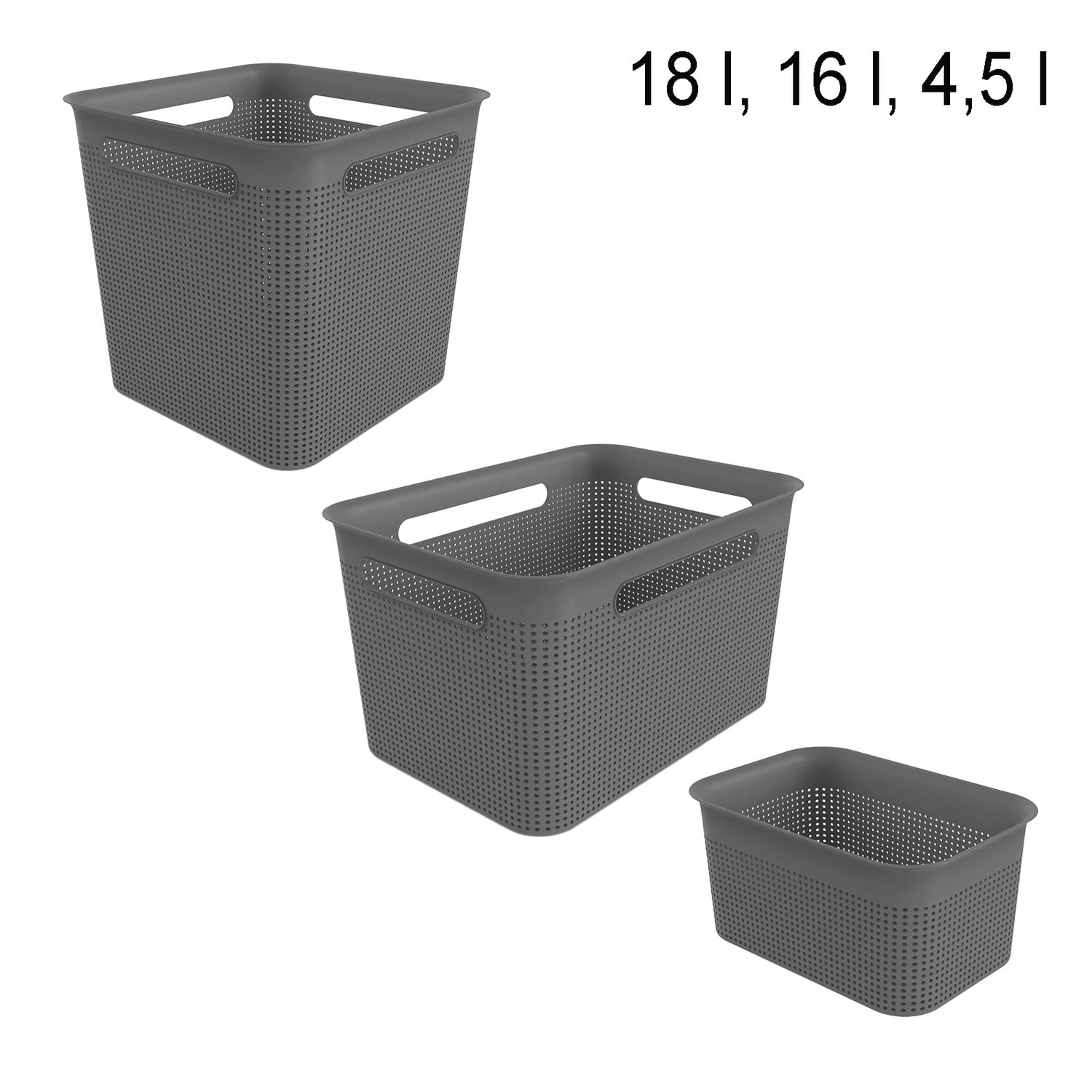 Storage Container Set 4.5L, 16L, and 18L l BRISEN