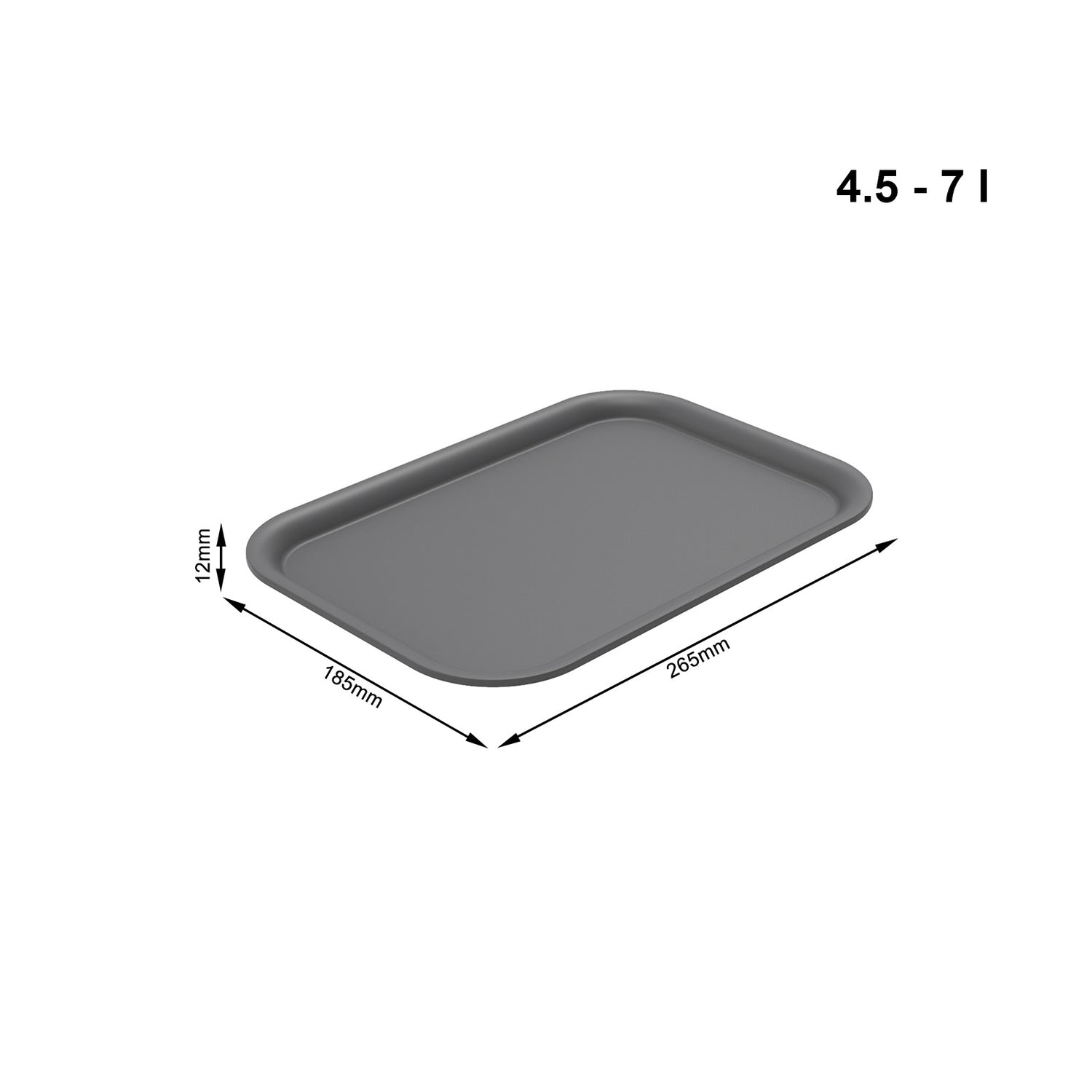 Lid for 4.5 - 7 l box BRISEN