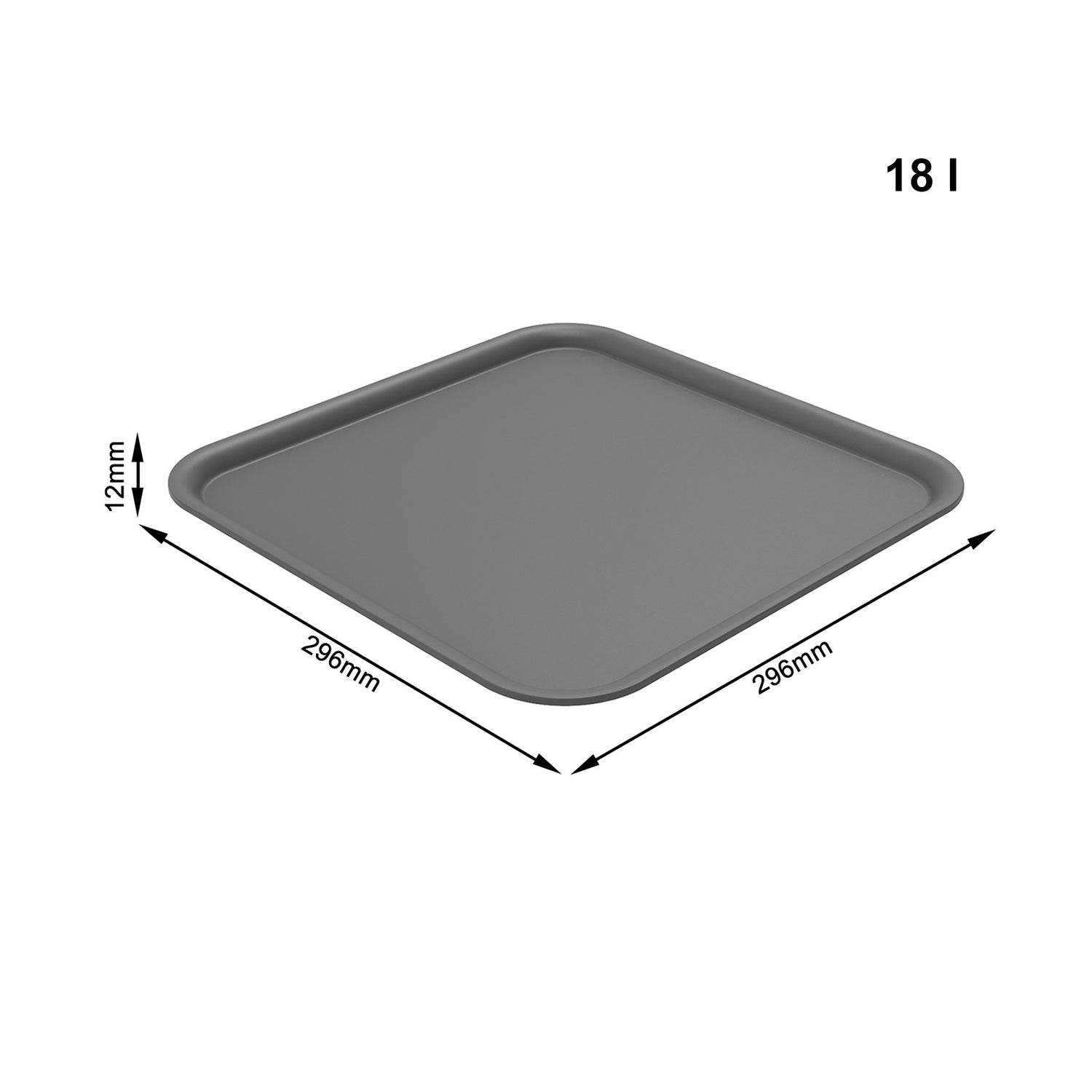 Lid for 18 l box BRISEN
