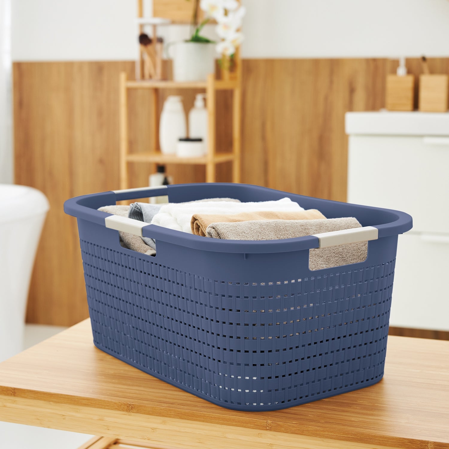 Set of 3 Laundry Baskets COUNTRY