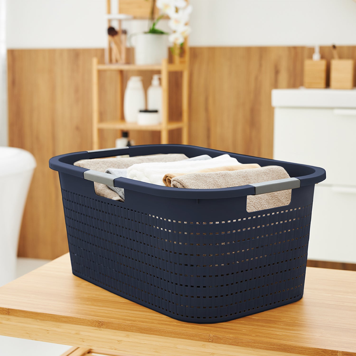 Set of 2 Laundry Baskets COUNTRY&nbsp;
