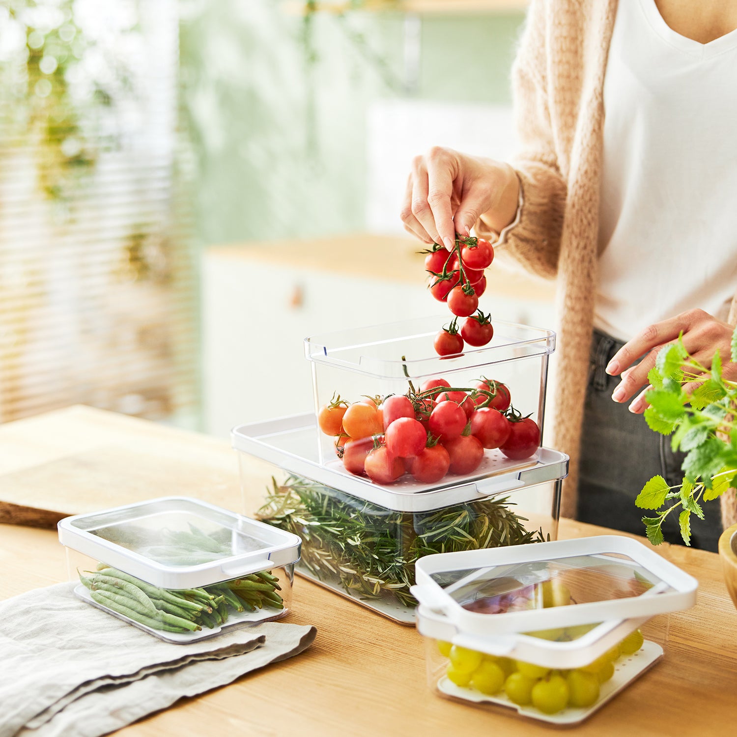 CAUMA Refrigerator Organizer Set – 3 pcs