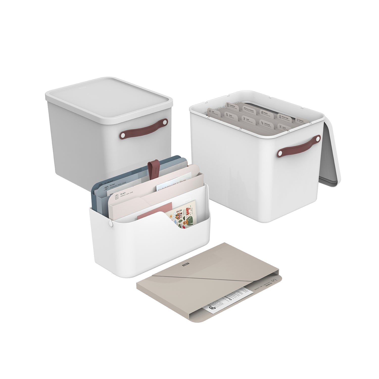 Set Inbox + 2 Archive boxes MY PAPER Plus