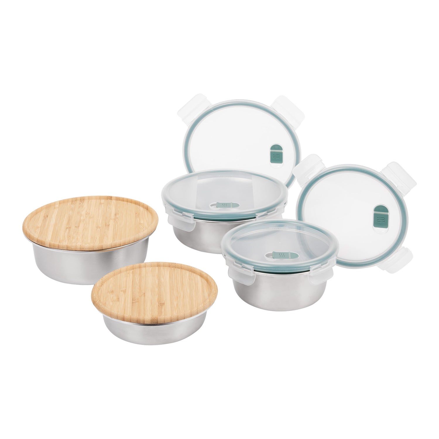 Set Frischhaltedose aus Edelstahl 10 tlg. PAGAMALU