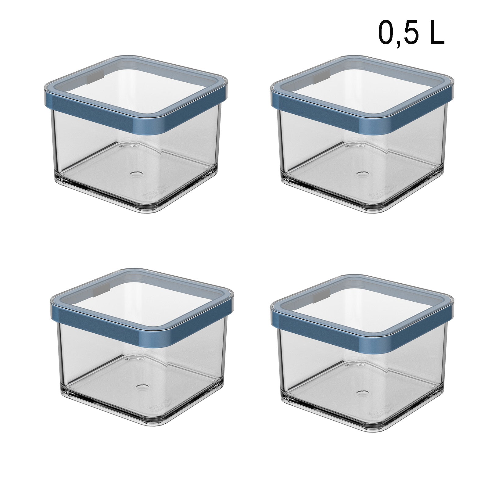 Loft Rotho 4er Set Ordnung 0,5 l LOFT – Rotho