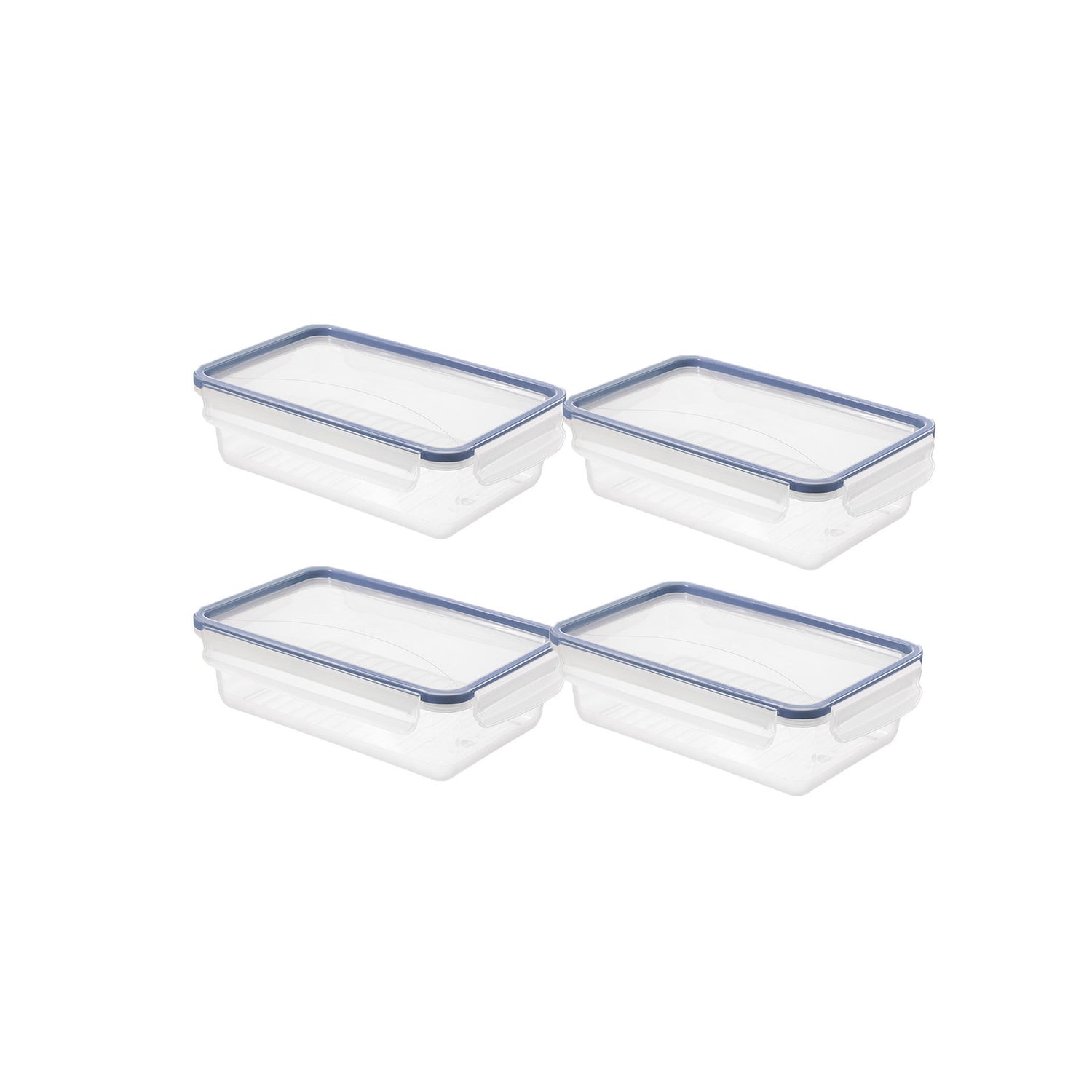 4er Set Kühlschrankdose 1,5 l CLIC & LOCK