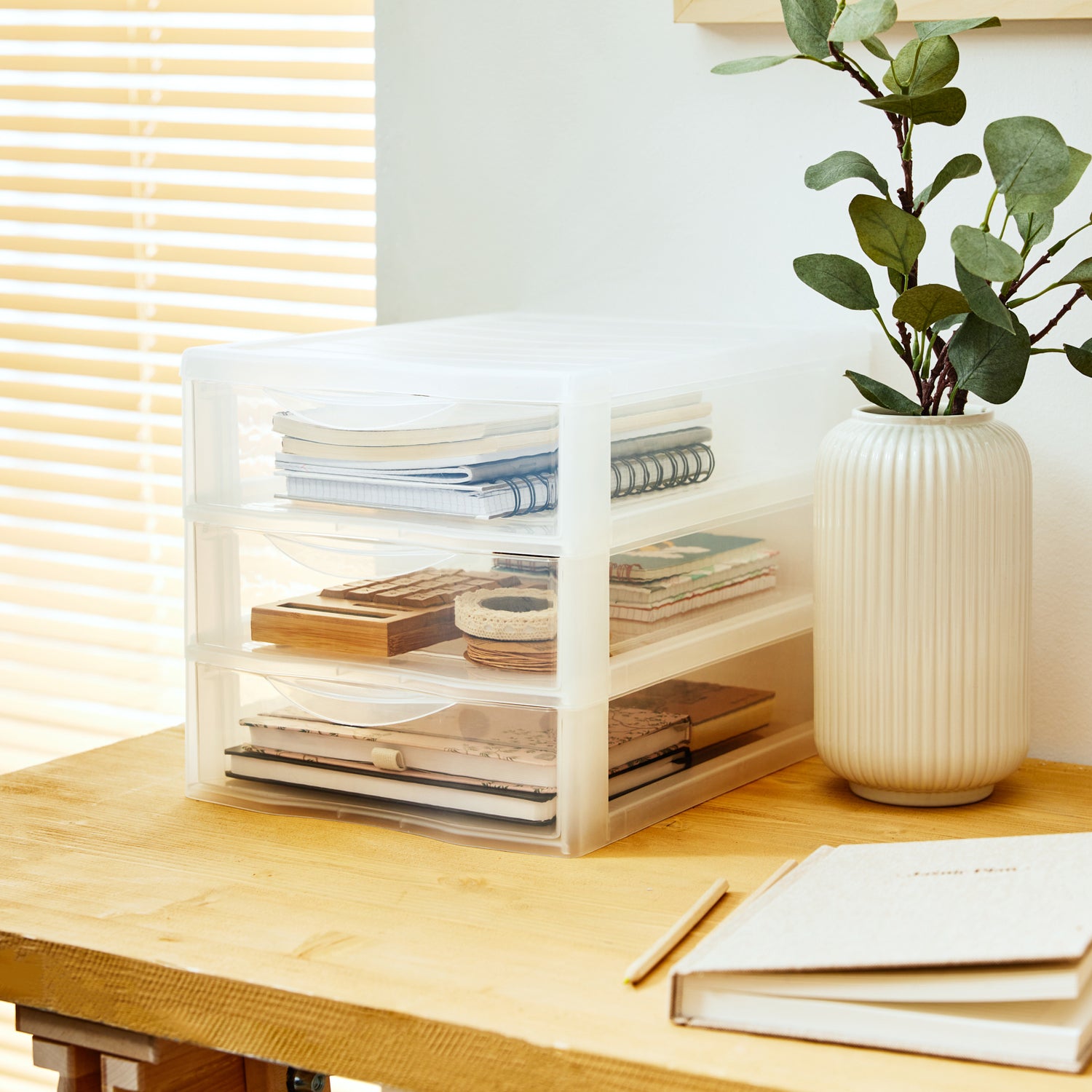 Boîte à tiroirs A4, 3 tiroirs ORGAMIX