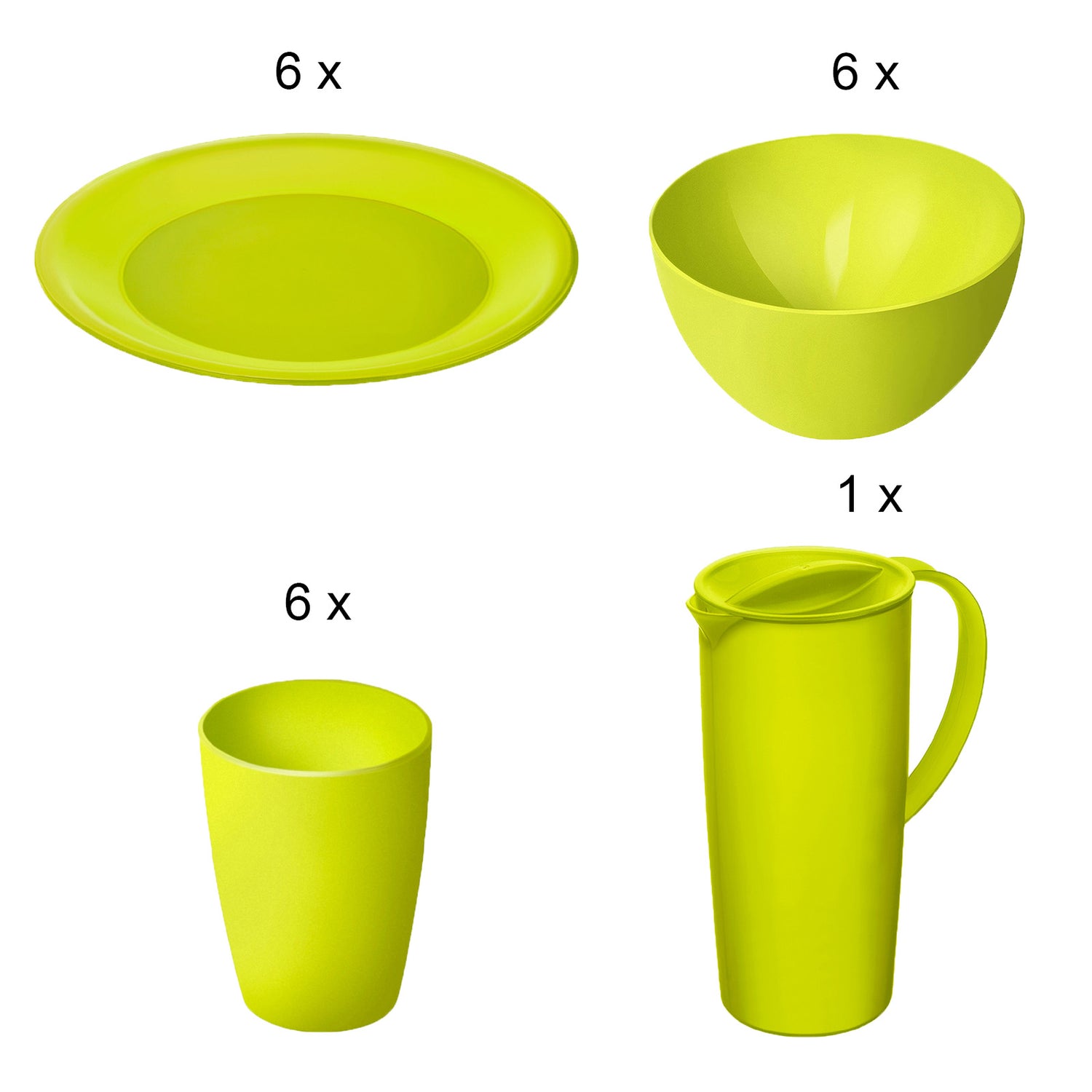 Ensemble de vaisselle CARUBA