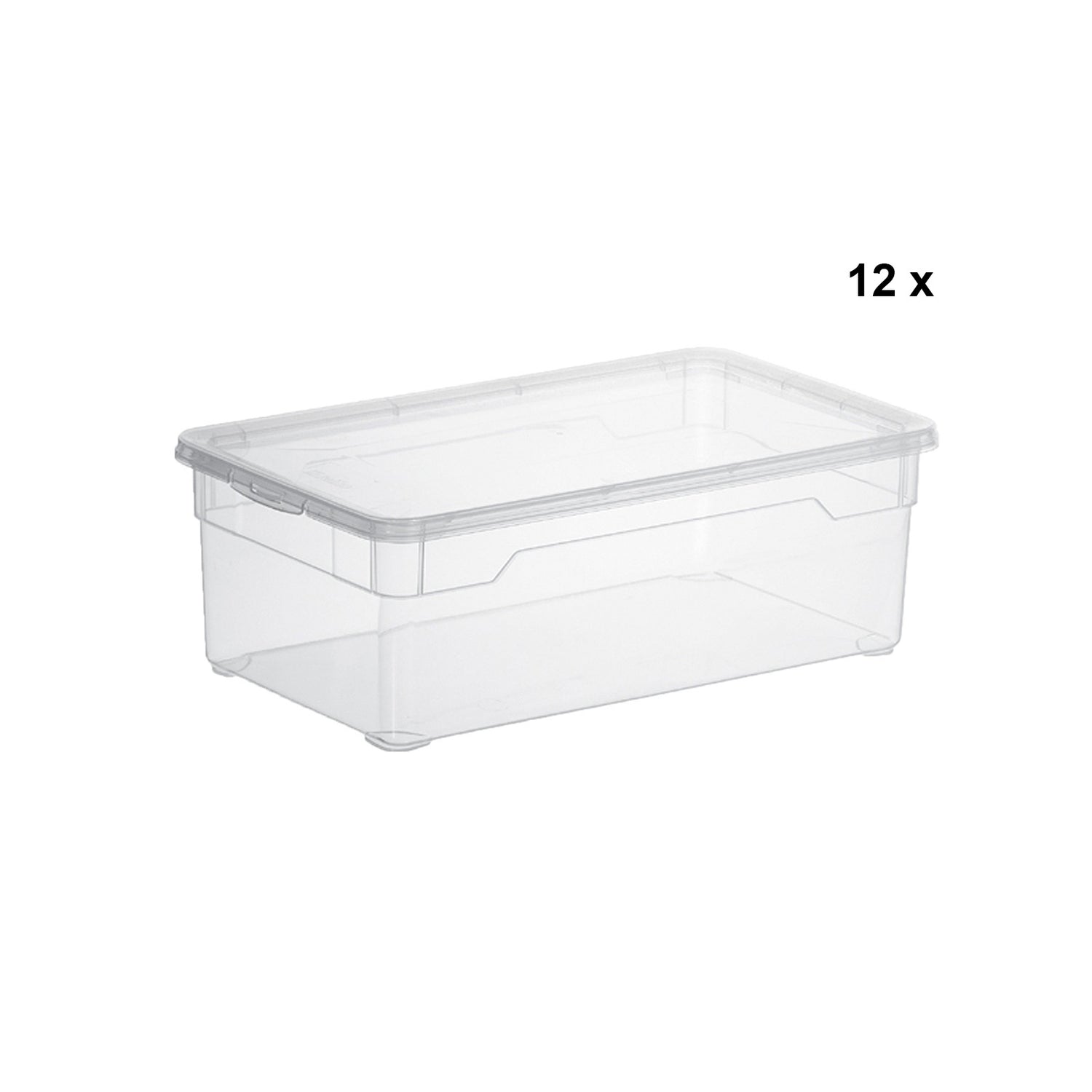 Ladies Shoe Storage Box 5 l CLEAR