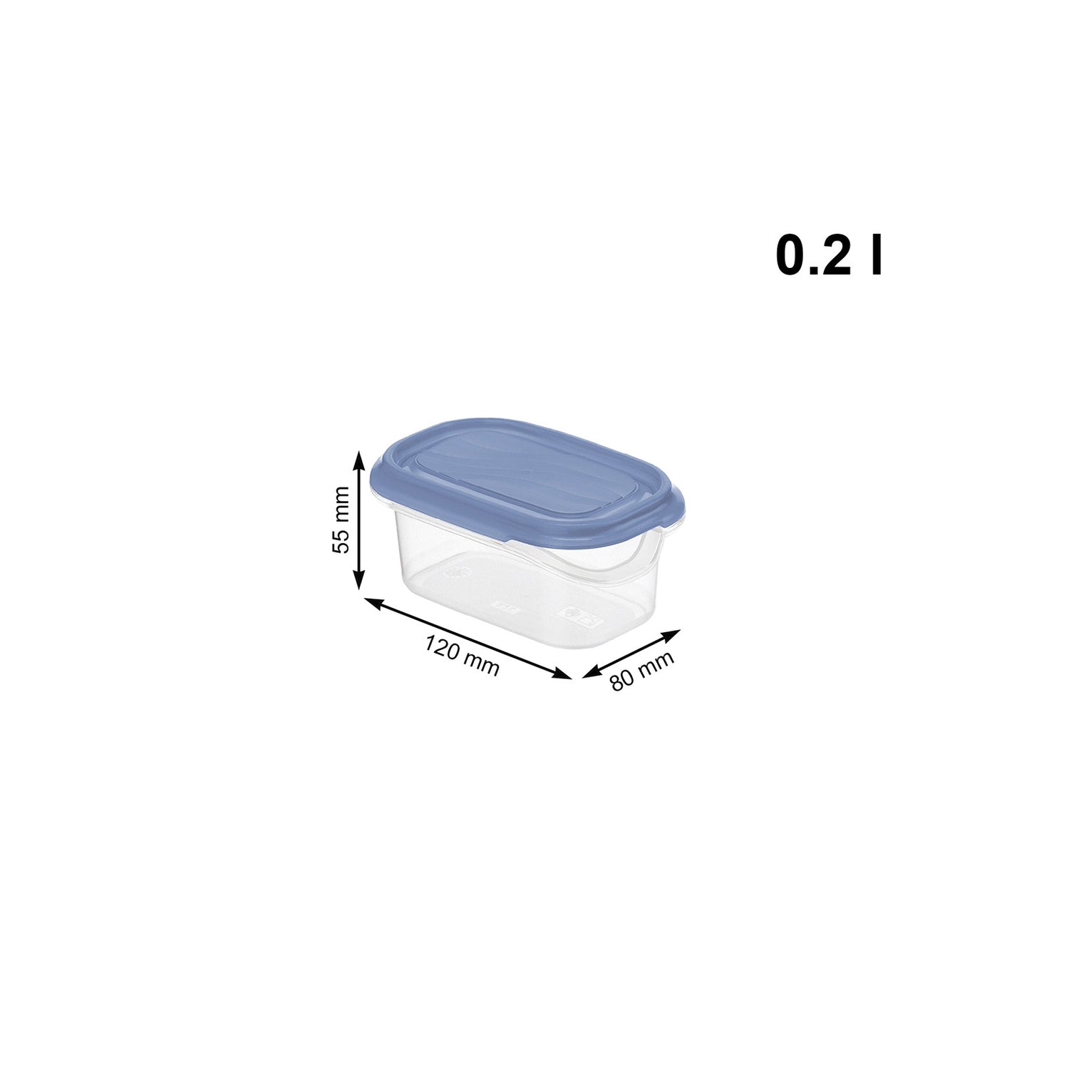 10er Set Kühlschrankdose RONDO