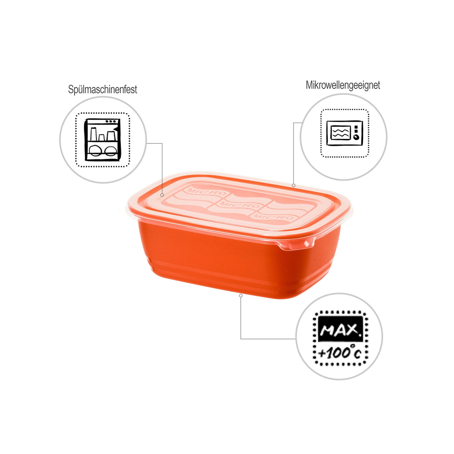 Microwave can 1 l ECO