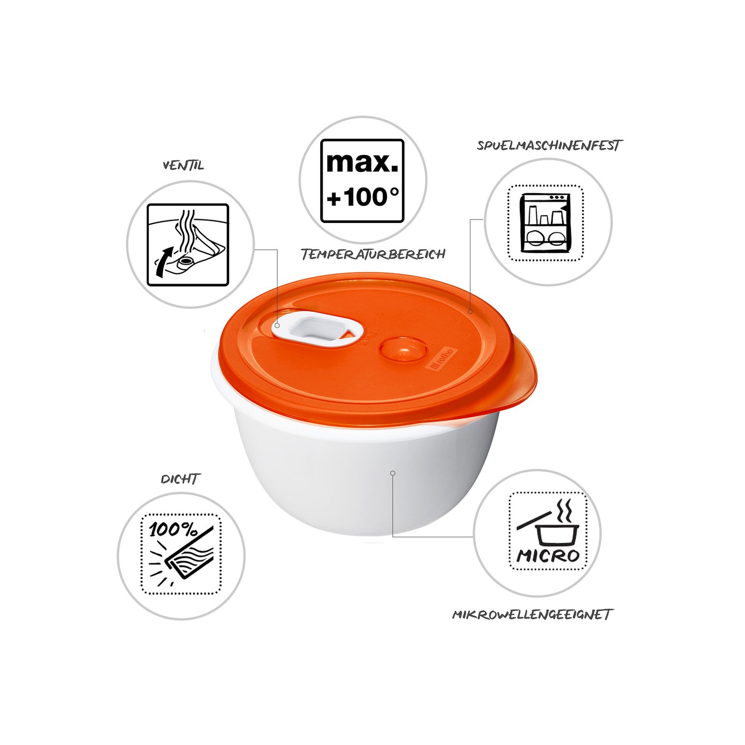 Microwave Bowl 1.5L l  MICRO CLEVER