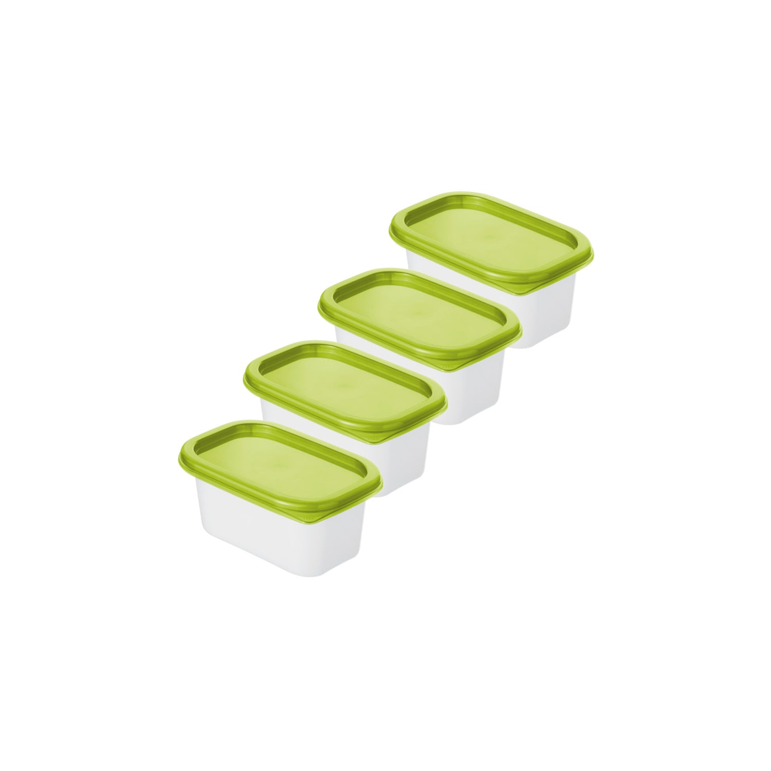 4er Set Gefrierdosen 0,2 l DOMINO