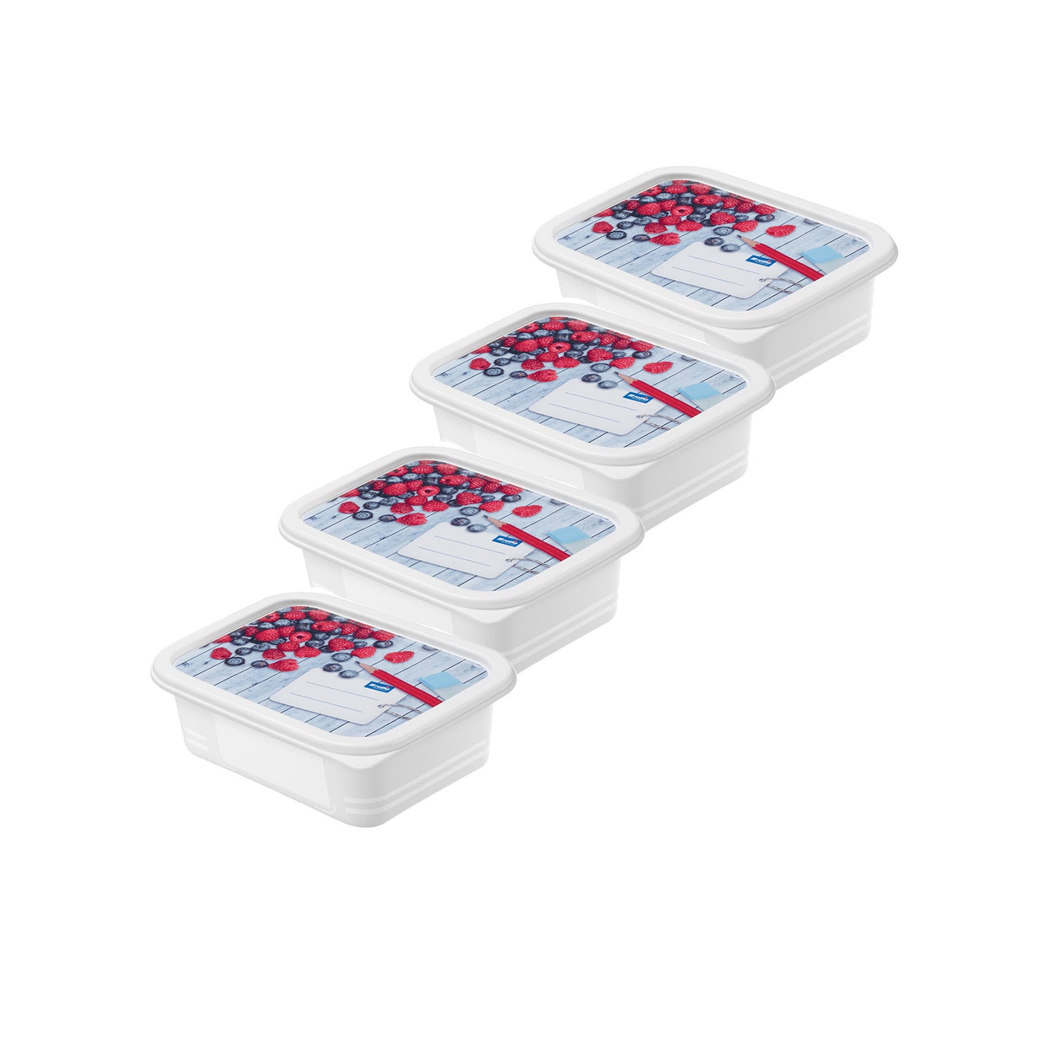 Set of freezer boxes 4 x 0.5 l DOMINO