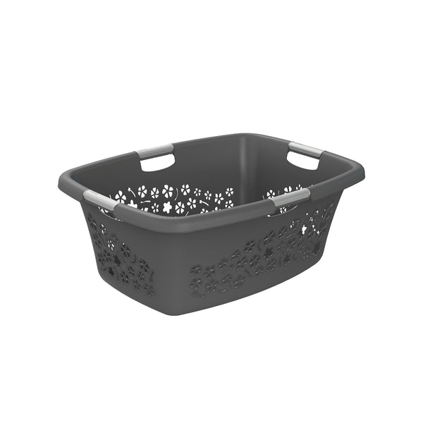 Rotho Panier à linge Jona Anthracite 39 l