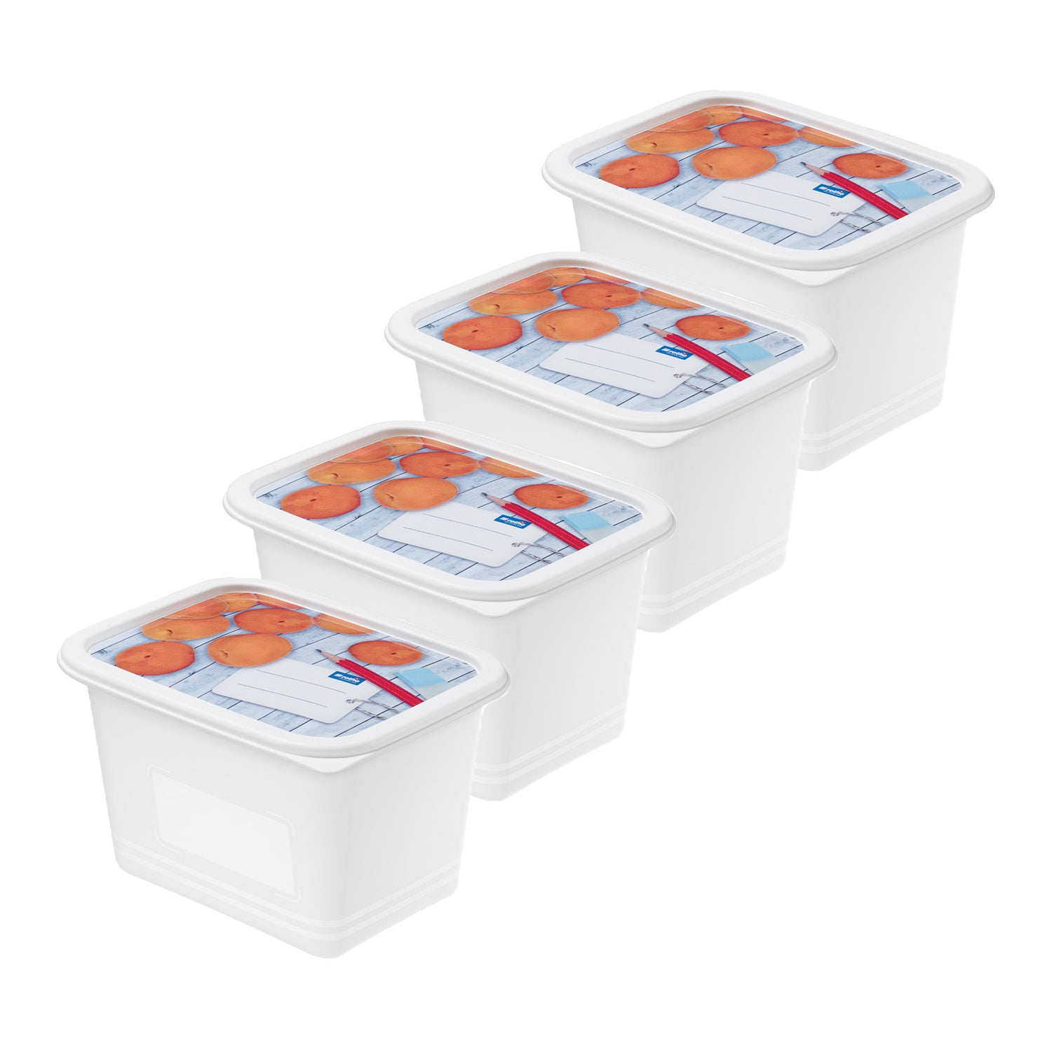 Set freezer box 4 x 1 l DOMINO