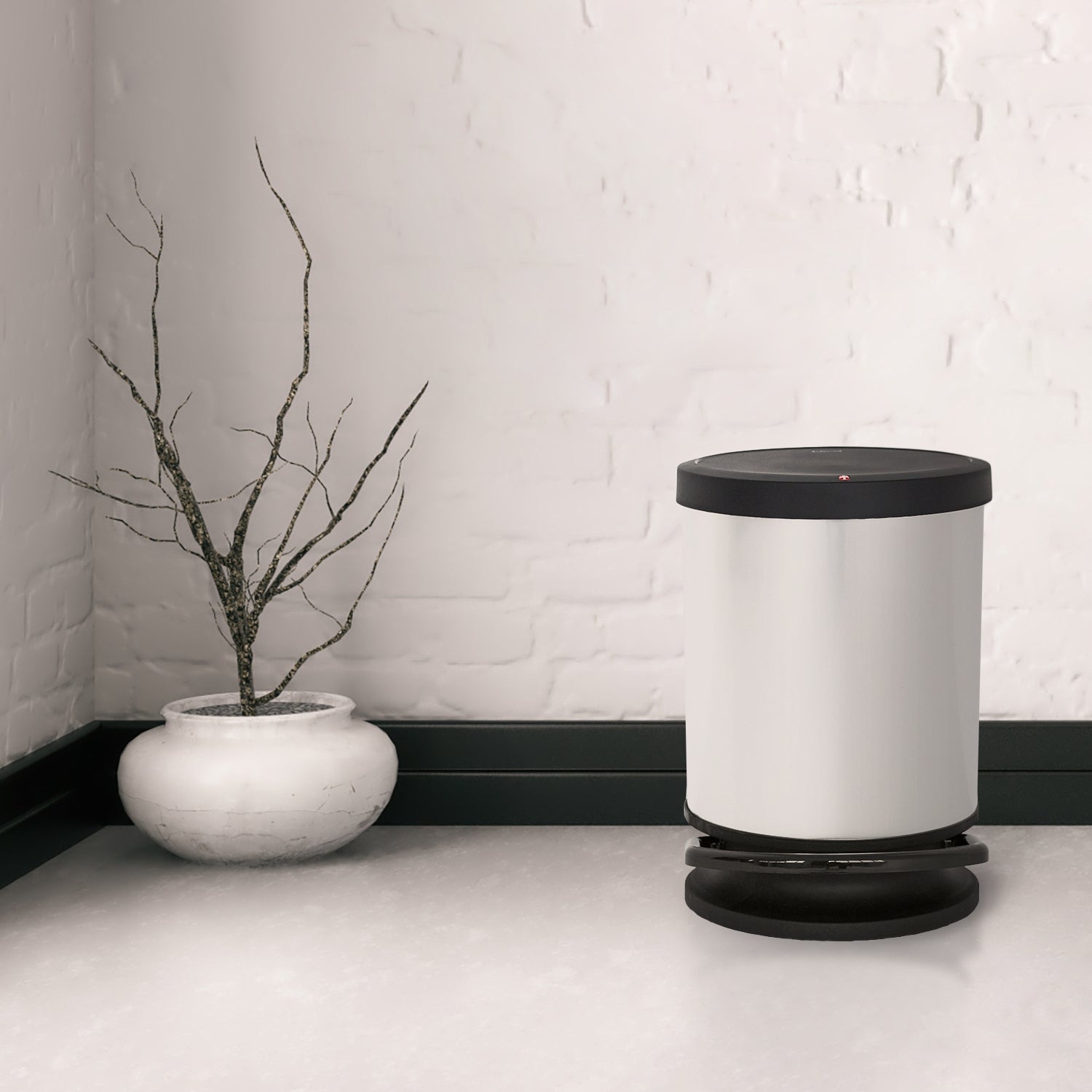 Pattumiera a Pedale rotonda 20 l PASO