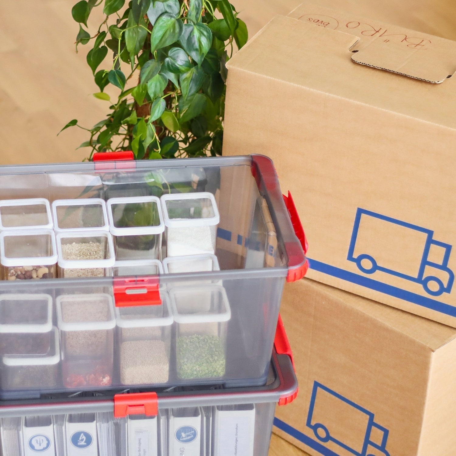 stressfreie Organisation des Umzugs in eine neue Wohnung